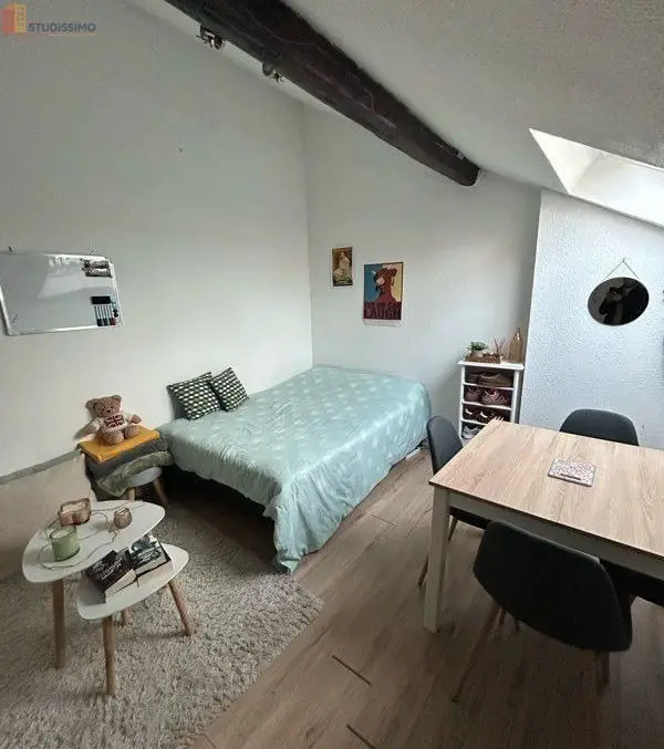 Studio 22m² Reims centre - Dernier étage, lumineux - Photo 1