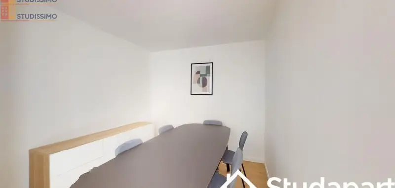 Studio meublé 11m² Reims - Meublé, 3e étage - Photo 3