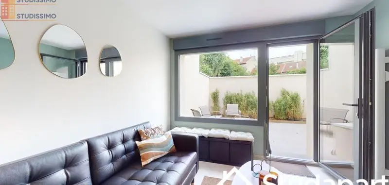 Studio meublé 10m² Reims 51100 - Meublé, DPE A - Photo 2