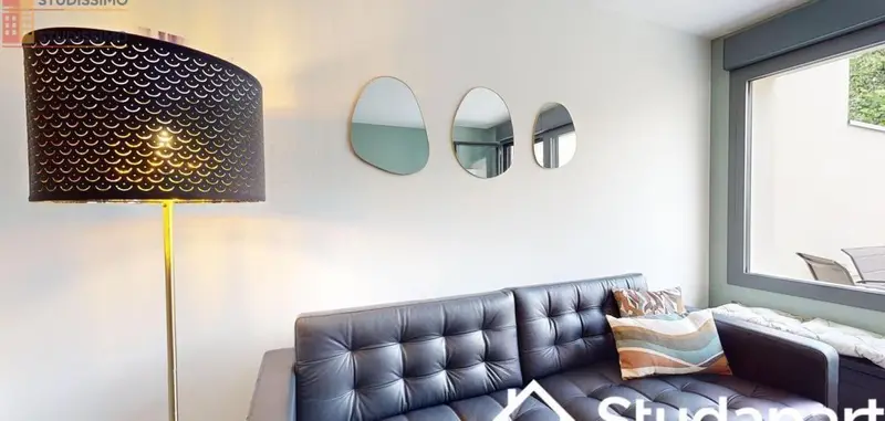 Studio meublé 10m² Reims 51100 - Meublé, DPE A - Photo 1