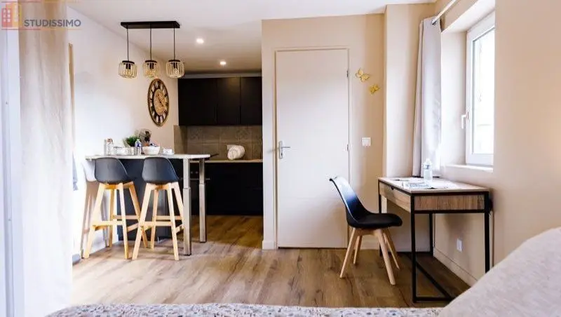 Studio meublé 25m² Reims centre - Jean-Jaurès, lumineux - Photo 2