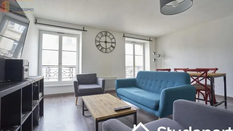 Studio meublé 11m² Reims - Lumineux, DPE A - Photo 4