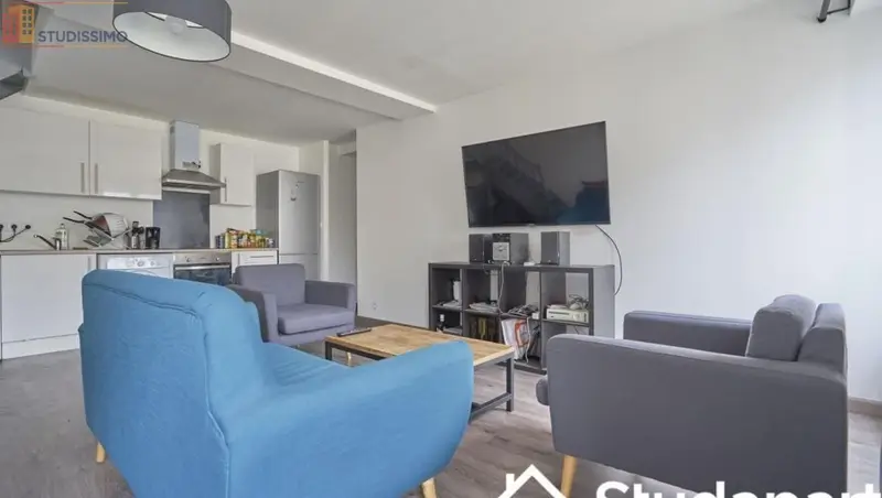 Studio meublé 11m² Reims - Lumineux, DPE A - Photo 3
