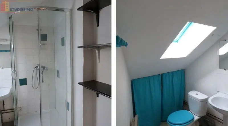 Studio meublé 23m² Reims 51100 - Lumineux, dernier étage - Photo 1
