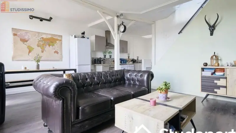 Studio meublé 9m² Reims - Compact, lumineux - Photo 2