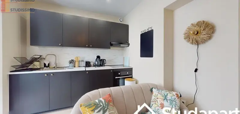 Studio meublé 12m² Reims 51100 - Meublé, DPE A - Photo 4