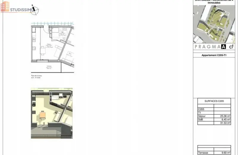 Studio 31m² Laval - DPE B, lumineux - Photo 1