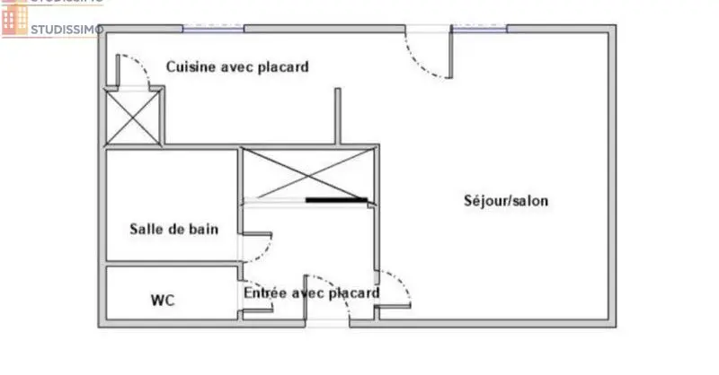 Studio 32m² Laval 53000 - Proche gare, non meublé - Photo 1