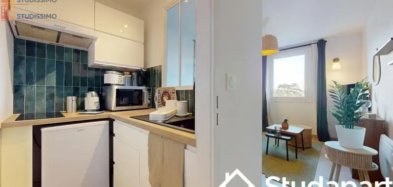 Studio meublé 20m² Nancy 54000 - Meublé, DPE A - Photo 4
