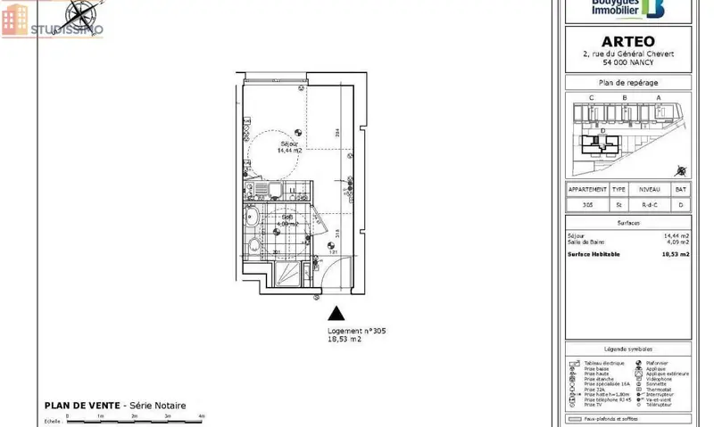 Studio 18m² Nancy 54000 - Photo 1