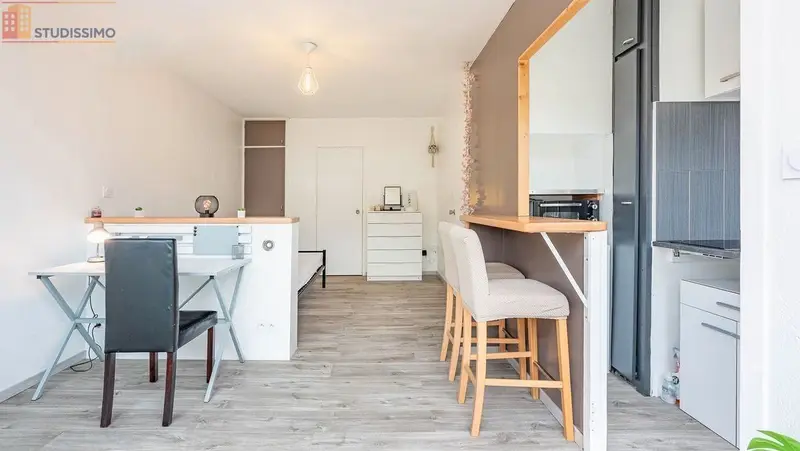 Studio meublé 25m² Nancy 54000 - Lumineux, dernier étage - Photo 1