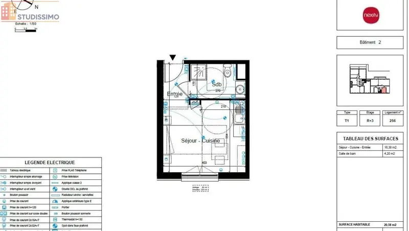 Studio 20m² Nancy 54000 - Photo 1