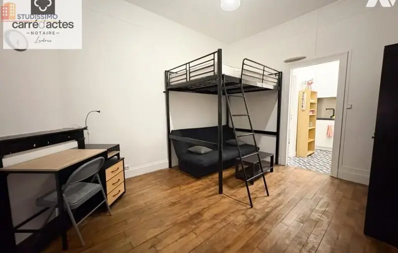 Studio meublé 24m² Nancy - Meublé, 1 pièce - Photo 3