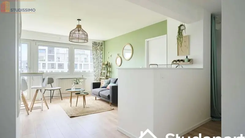 Studio meublé 12m² Nancy 54000 - Meublé, DPE A - Photo 4