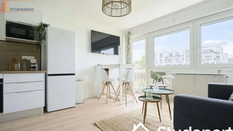 Studio meublé 12m² Nancy 54000 - Meublé, DPE A - Photo 1