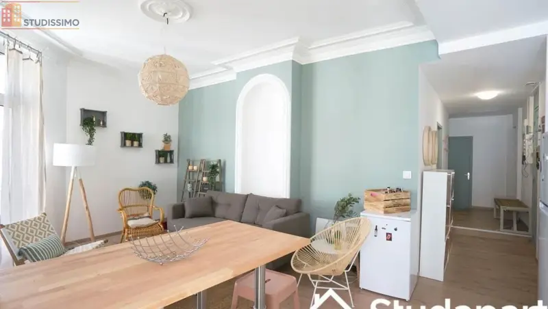 Studio meublé 9m² Nancy 54000 - Meublé, DPE A - Photo 1
