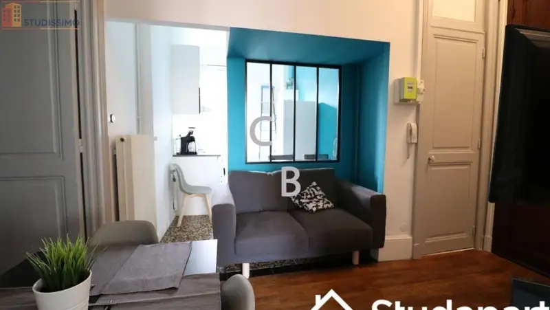 Studio meublé 9m² Nancy 54000 - Calme - Photo 2