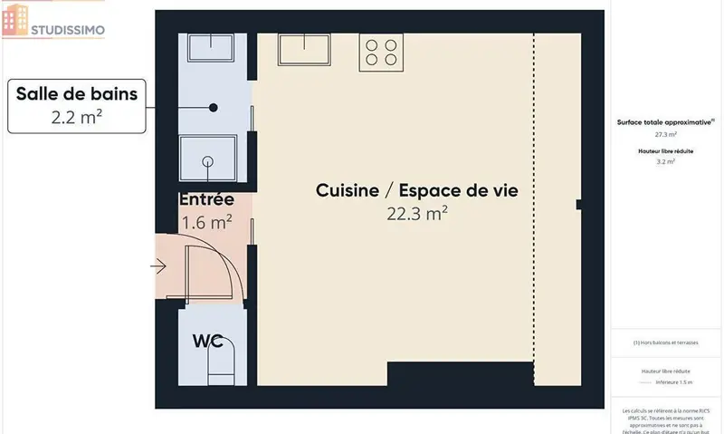 Studio 19m² Nancy 54000 - Photo 1