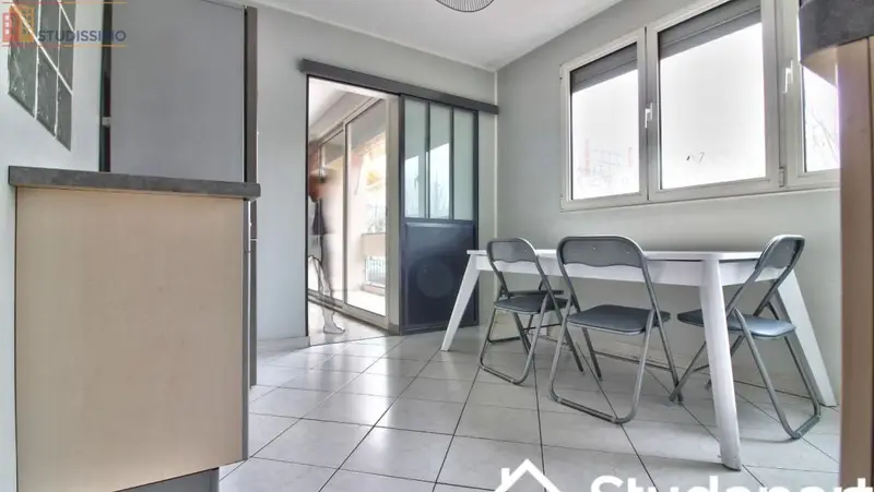 Studio meublé 13m² Vandoeuvre-lès-Nancy - Meublé, DPE A - Photo 4