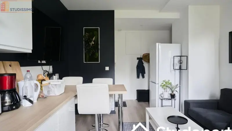 Studio meublé 11m² Nancy - Meublé, DPE A - Photo 2