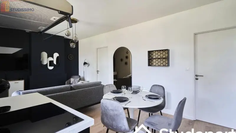 Studio meublé 31m² Nancy 54000 - DPE A, lumineux - Photo 1