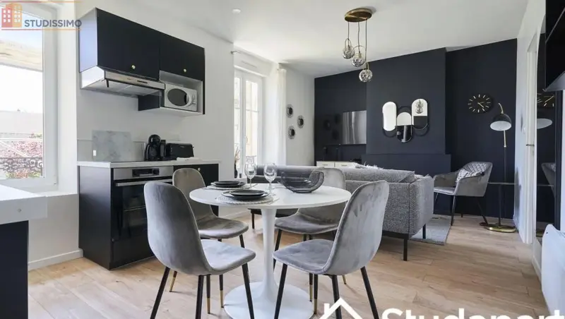 Studio meublé 31m² Nancy 54000 - DPE A, lumineux - Photo 2