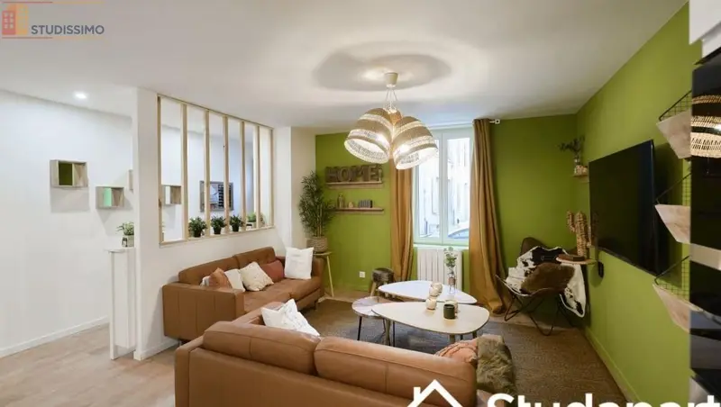 Studio meublé 12m² Nancy 54000 - Meublé, DPE A - Photo 1