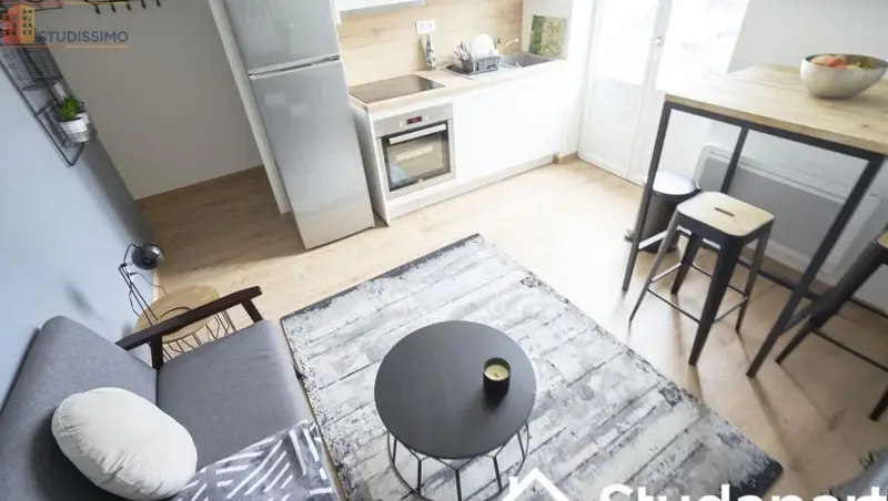 Studio meublé 10m² Nancy 54000 - Meublé, DPE A - Photo 1