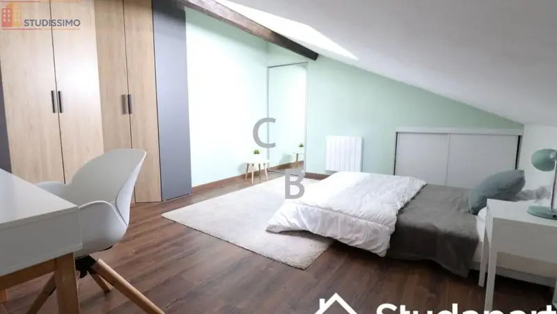 Studio meublé 20m² Nancy 54000 - Meublé, DPE D - Photo 9