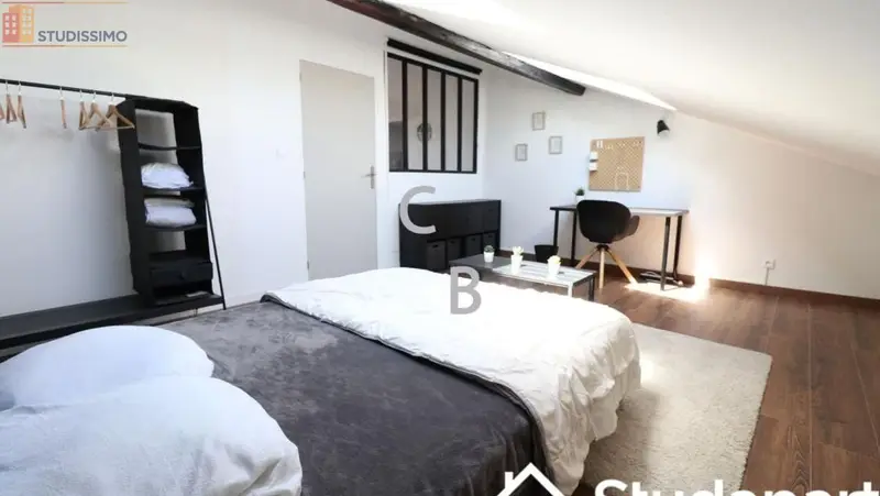 Studio meublé 20m² Nancy 54000 - Meublé, DPE D - Photo 3