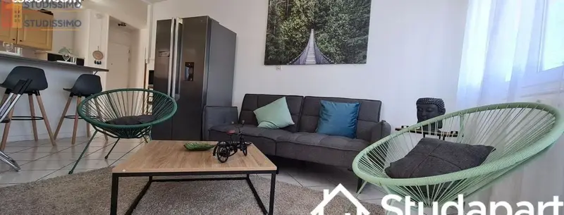 Studio meublé 10m² Vandoeuvre-lès-Nancy - 6e étage, lumineux - Photo 8