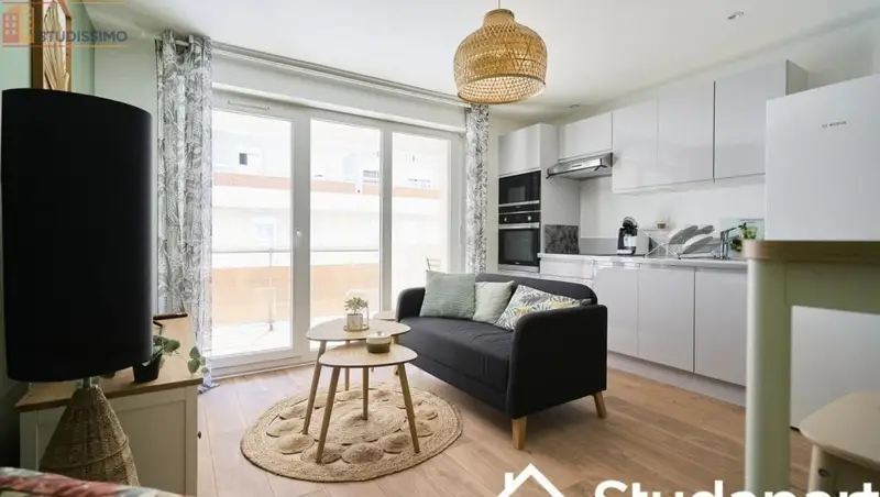 Studio meublé 11m² Nancy 54000 - Meublé, DPE A - Photo 2