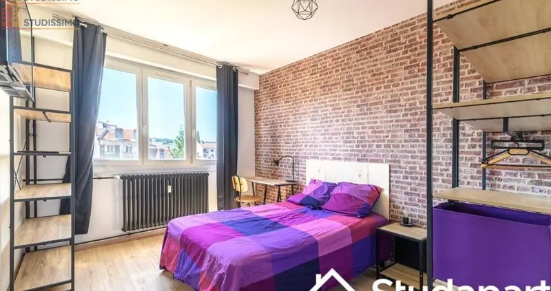 Studio meublé 10m² Vandoeuvre-lès-Nancy - Meublé, DPE D - Photo 8