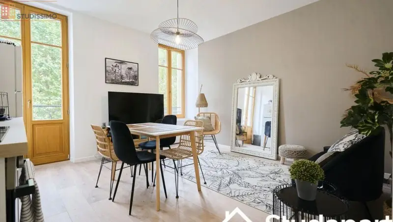 Studio meublé 13m² Nancy 54000 - Meublé, DPE A - Photo 2