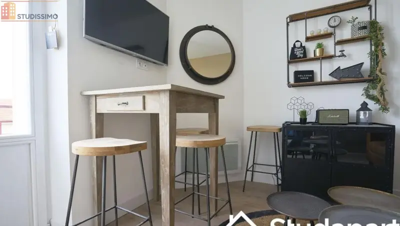 Studio meublé 11m² Nancy 54000 - Meublé, chauffage collectif - Photo 3