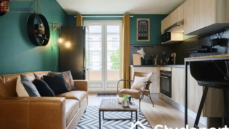 Studio meublé 10m² Nancy 54000 - Meublé, DPE A - Photo 5