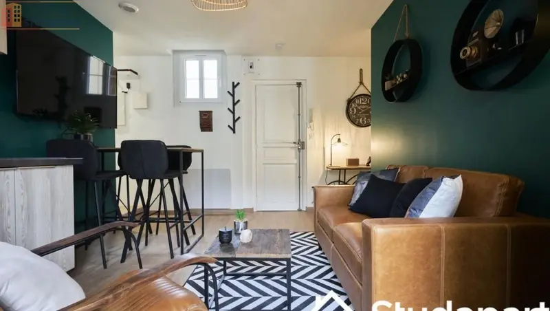 Studio meublé 10m² Nancy 54000 - Meublé, DPE A - Photo 3
