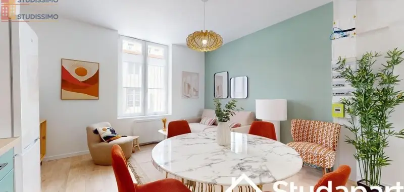 Studio meublé 12m² Nancy 54000 - Calme, DPE A - Photo 8