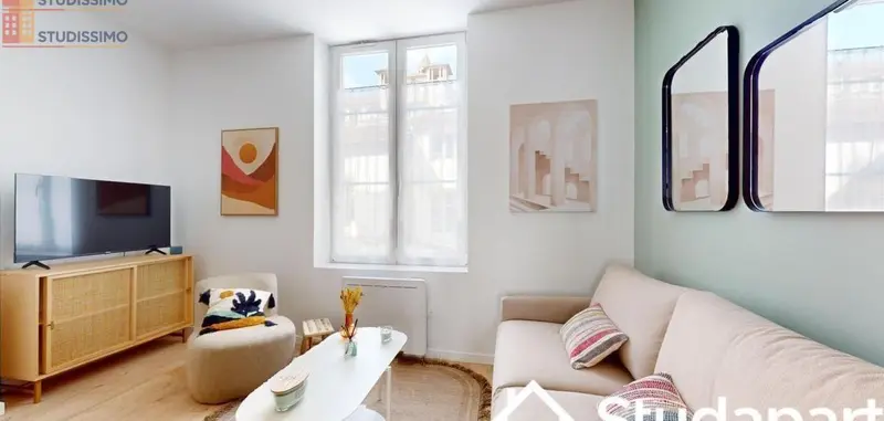 Studio meublé 12m² Nancy 54000 - Calme, DPE A - Photo 2