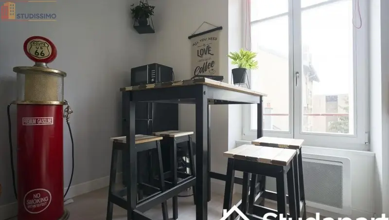 Studio meublé 11m² Nancy 54000 - Meublé, DPE A - Photo 2
