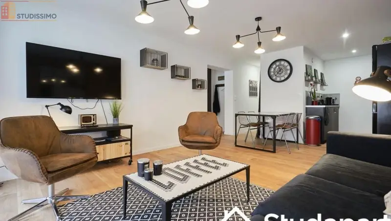 Studio meublé 12m² Nancy 54000 - Meublé, DPE A - Photo 5