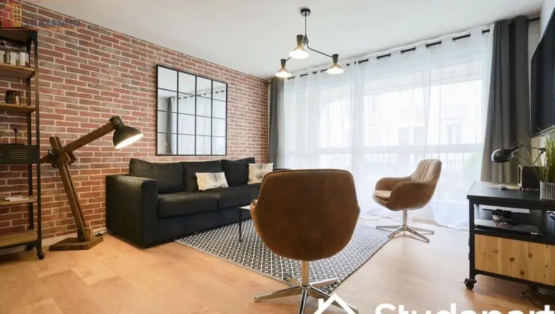 Studio meublé 12m² Nancy 54000 - Meublé, DPE A - Photo 1