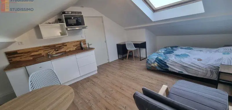 Studio meublé 25m² Piennes - Étage calme, DPE C - Photo 5
