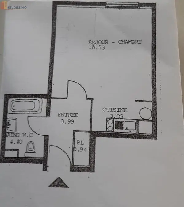 Studio meublé 30m² Villers-lès-Nancy - Parking privé - Photo 3
