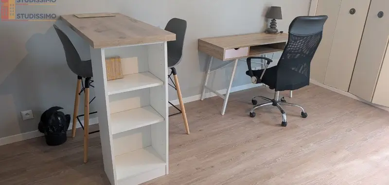 Studio meublé 23m² Vandoeuvre-lès-Nancy - Parking couvert, cave - Photo 5