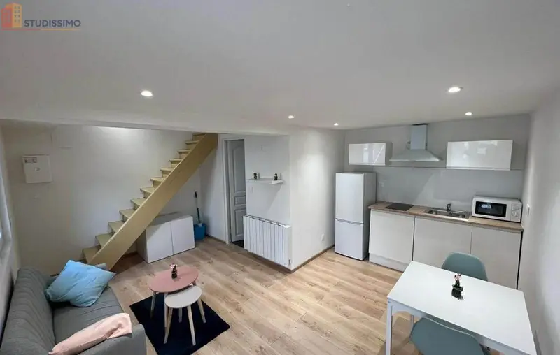 Studio meublé 21m² Nancy 54000 - Terrasse, calme - Photo 5