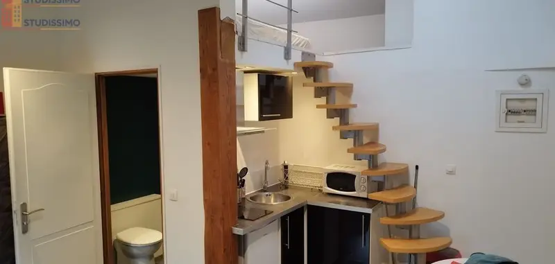 Studio meublé 20m² Nancy 54000 - Mezzanine, lumineux - Photo 2