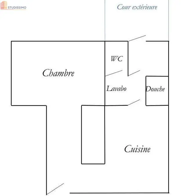 Studio meublé 20m² Val de Briey 54150 - Meublé - Photo 1
