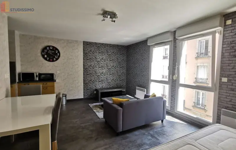 Studio meublé 30m² Nancy 54000 - Lumineux, 3e étage - Photo 2