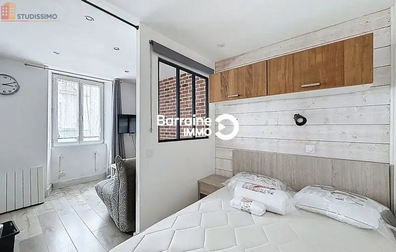 Studio meublé 28m² Lorient - Meublé, DPE C - Photo 4